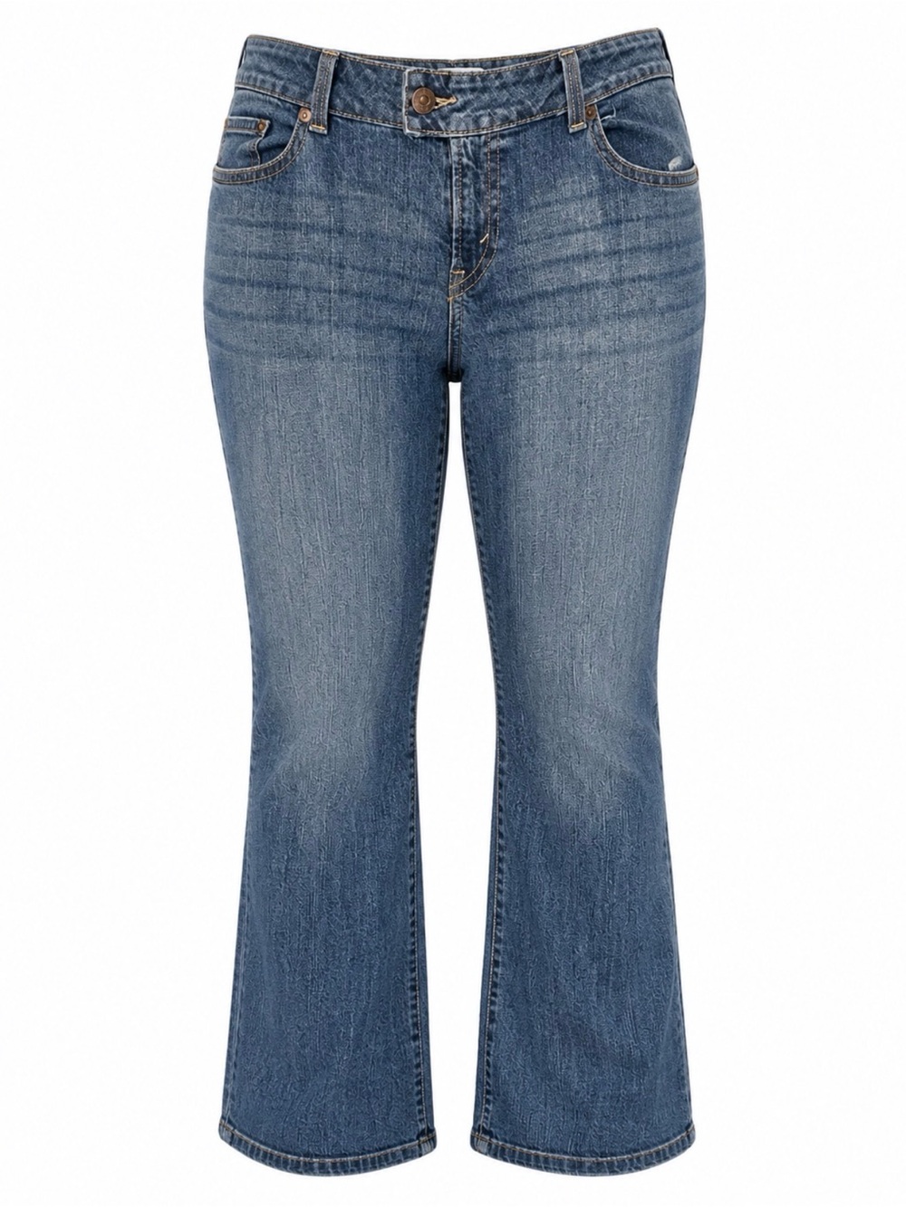 Levi’s 542 Flare Jeans 22W Plus Size Stretch Bootcut Denim